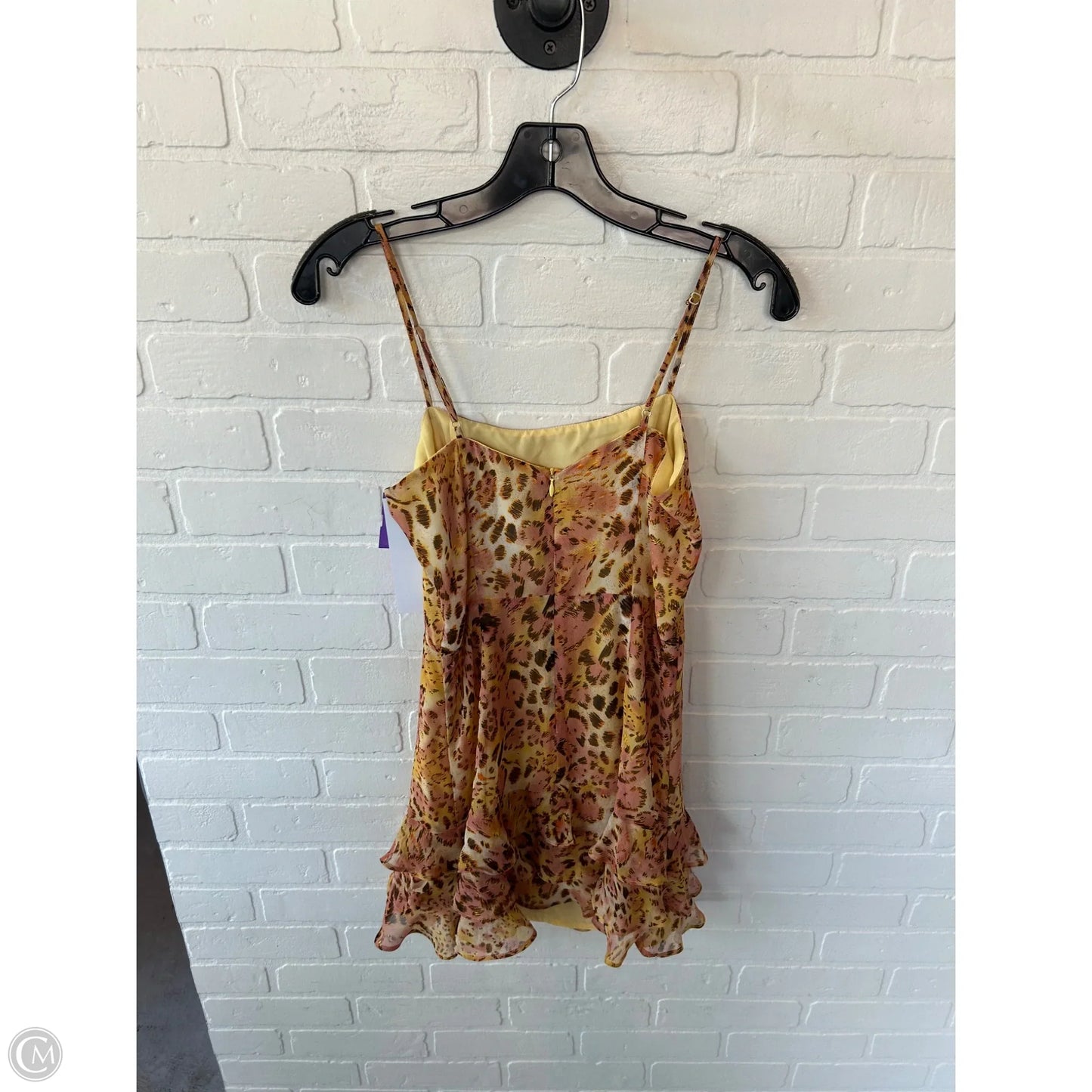 Dress Casual Short By Bardot In Pink & Yellow, Size: Xs