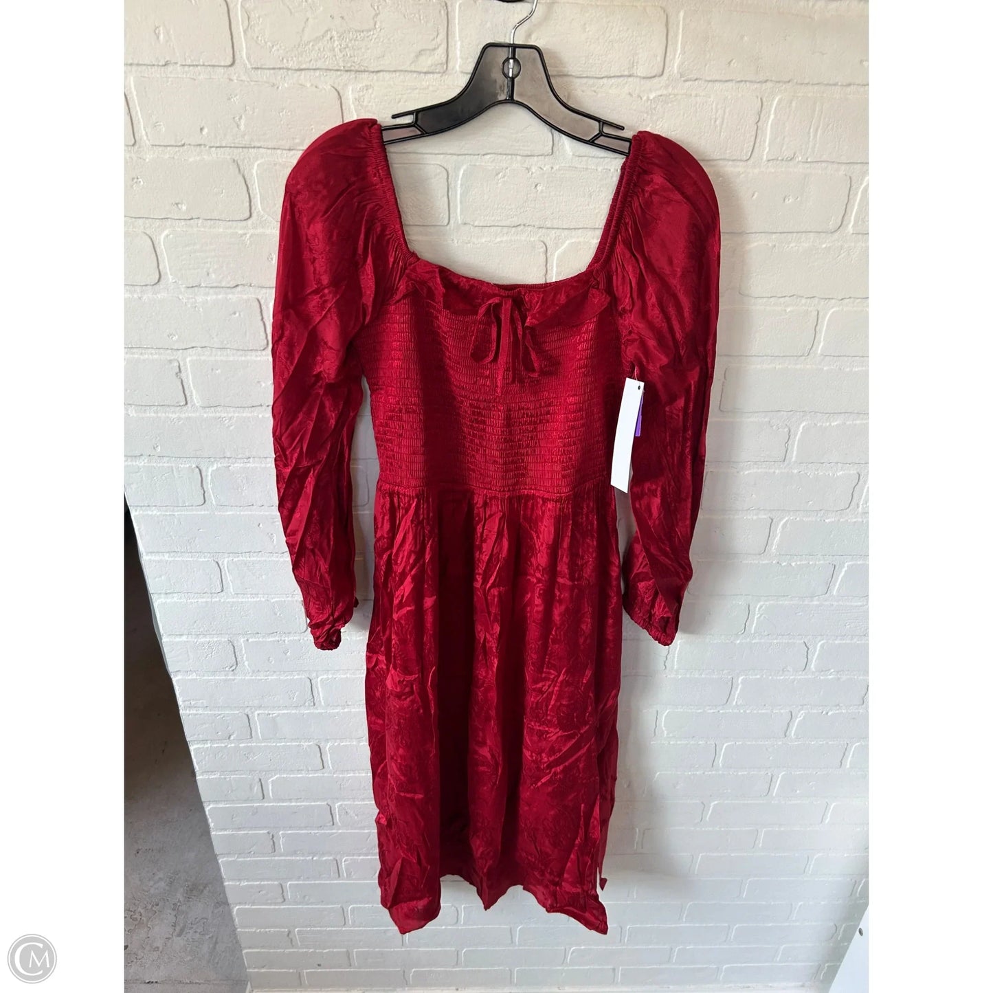 Dress Party Midi By Maurices In Red, Size: S