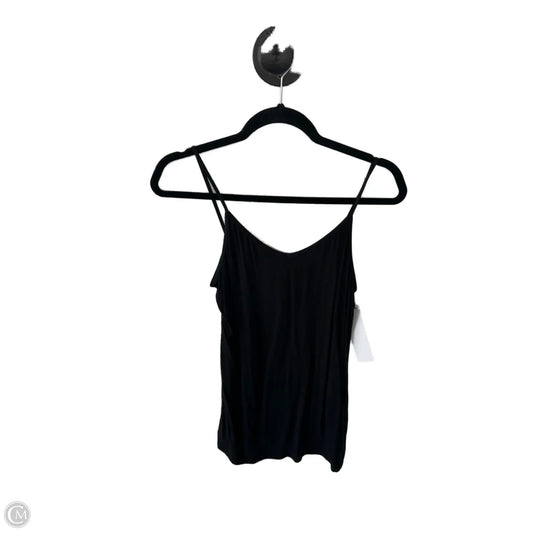 Top Sleeveless Basic By Gap In Black, Size: L