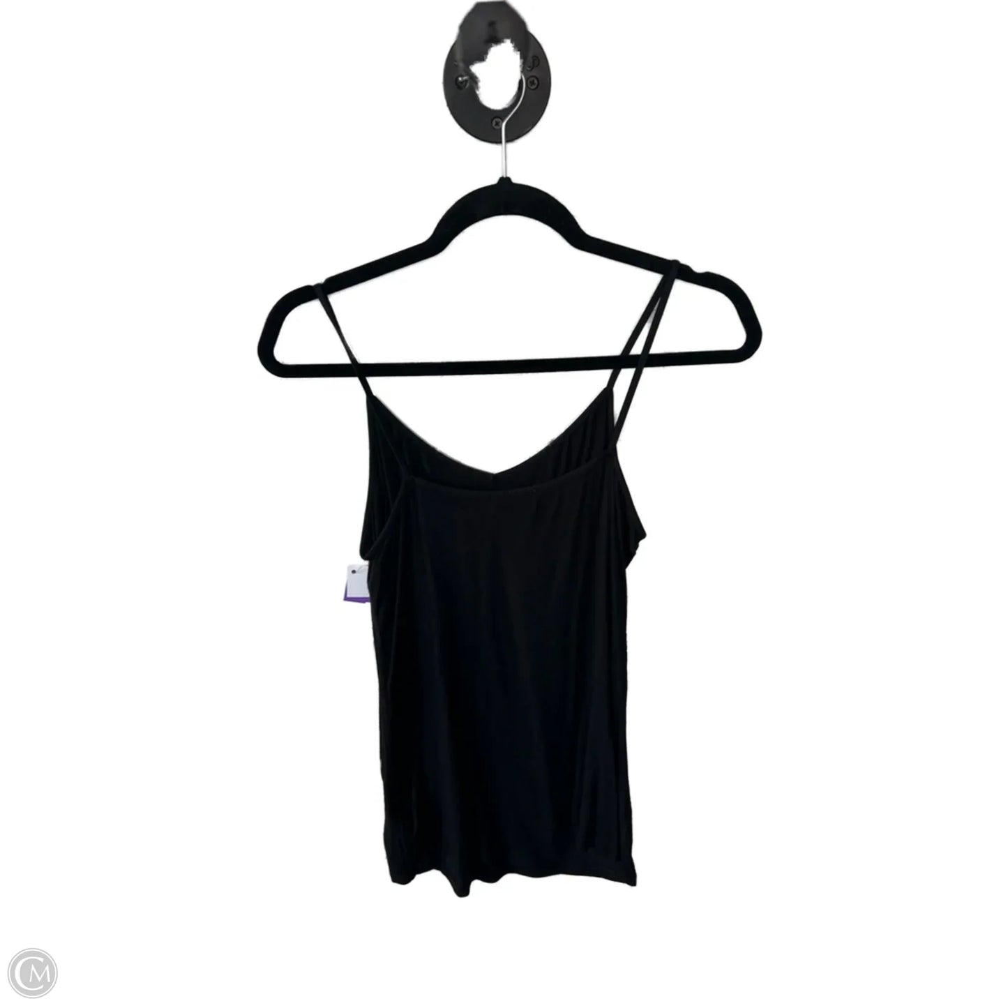 Top Sleeveless Basic By Gap In Black, Size: L