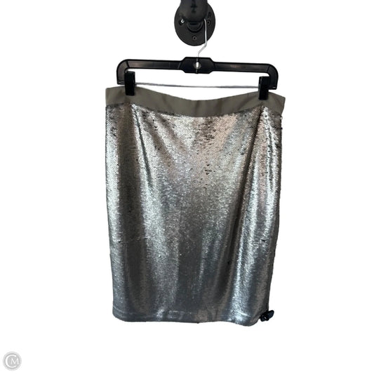 Skirt Midi By Banana Republic In Grey, Size: 14