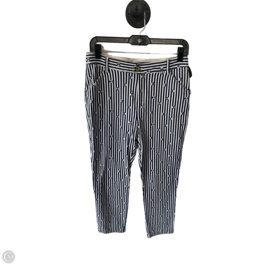 Pants Dress By Anthropologie In Blue & White, Size: 4