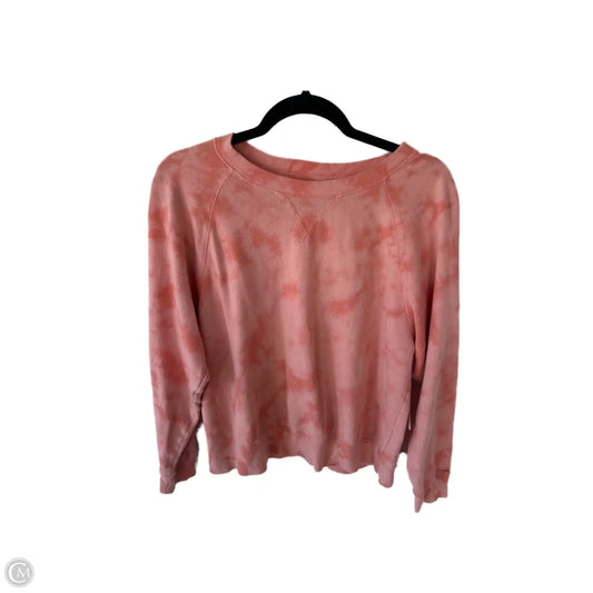 Sweatshirt Crewneck By Old Navy In Peach, Size: M