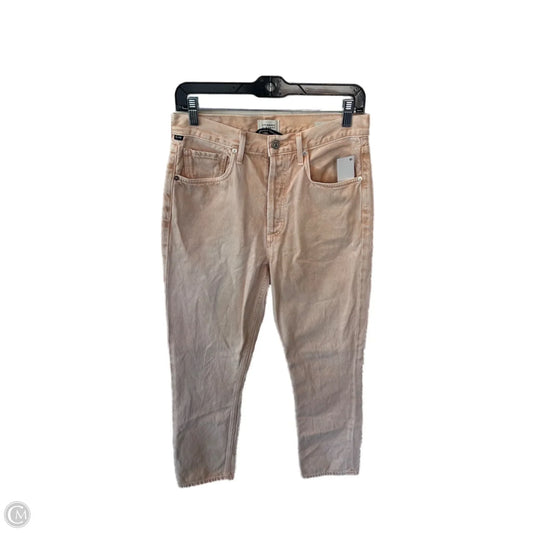Jeans Straight By Citizens Of Humanity In Pink Denim, Size: 4