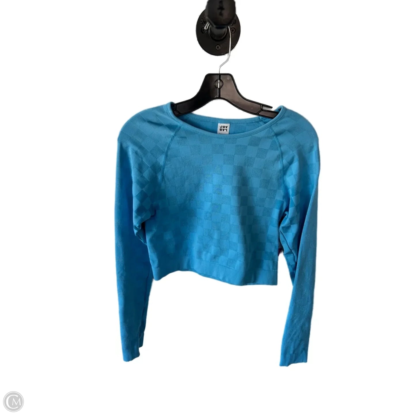 Athletic Top Long Sleeve Crewneck By Joy Lab In Blue, Size: Xl