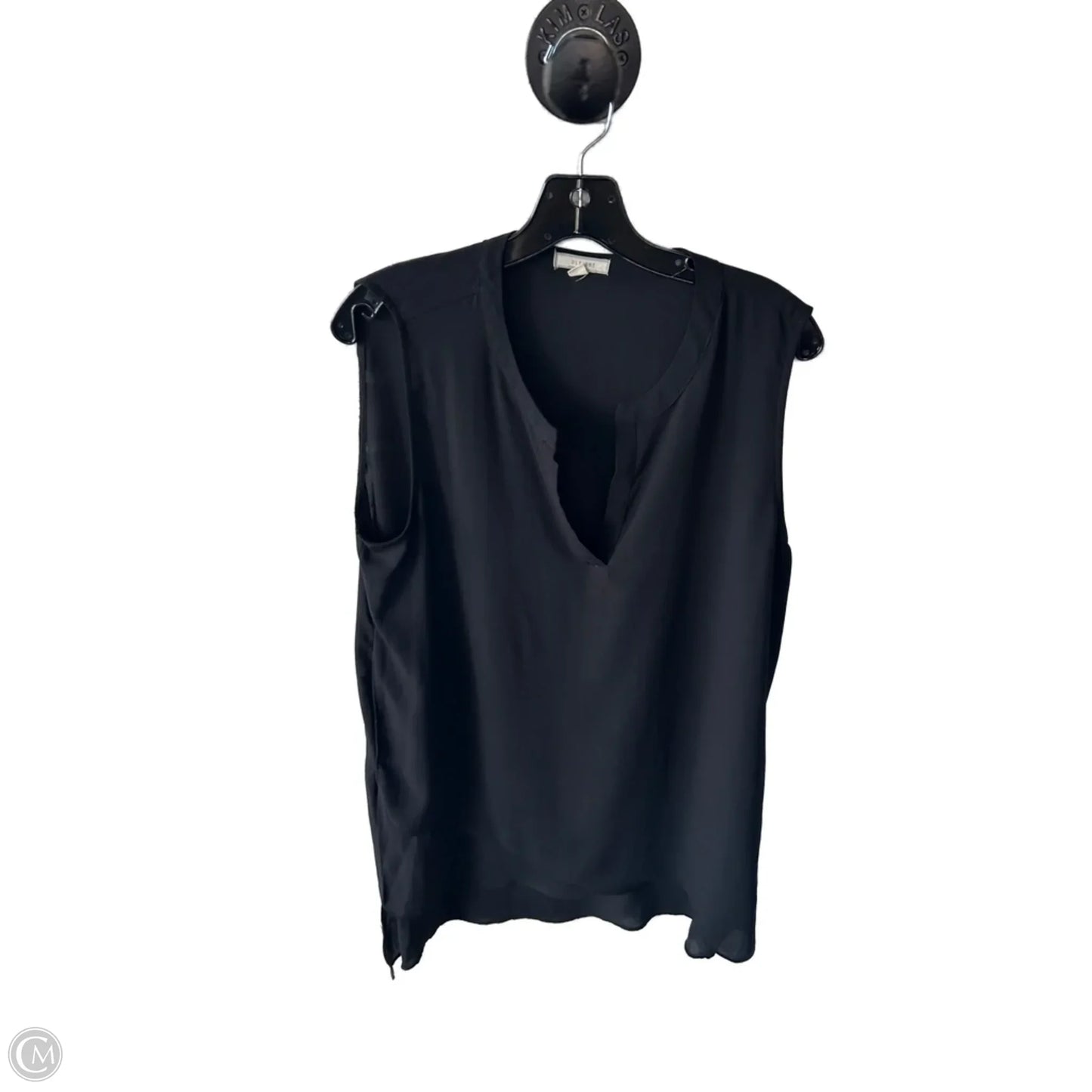 Top Sleeveless By Pleione In Black, Size: L
