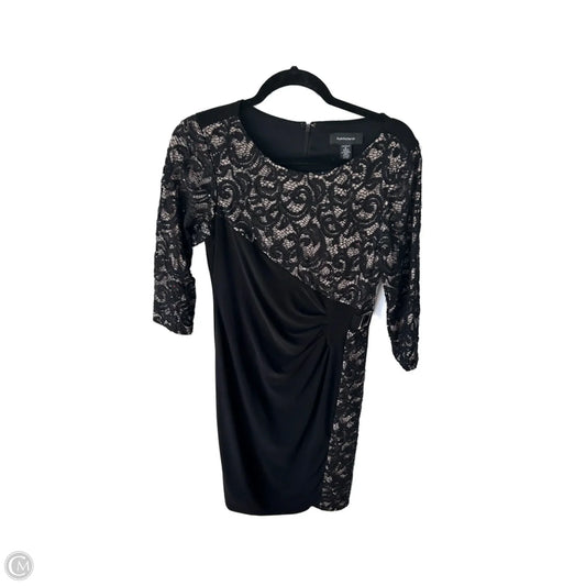 Dress Party Short By R And M Richards In Black, Size: S