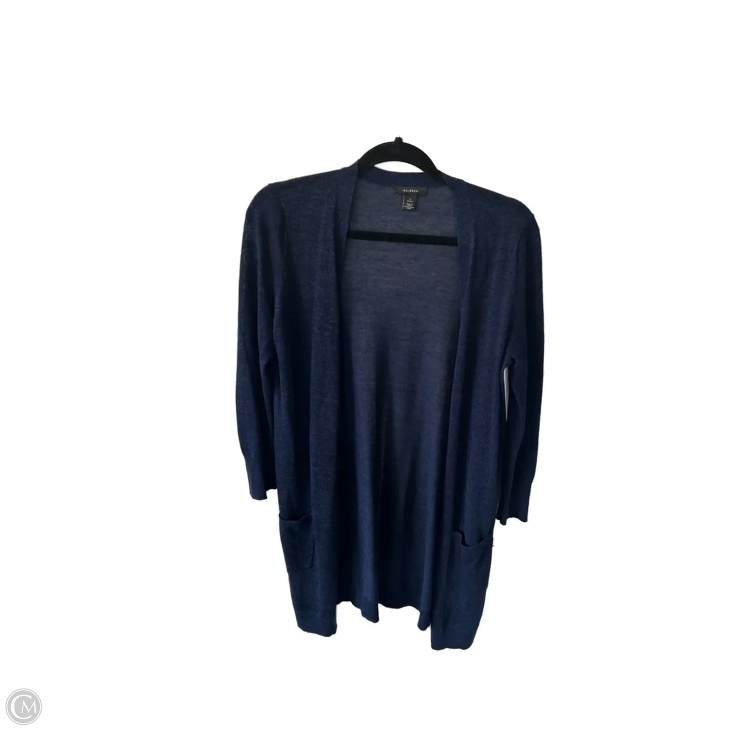 Sweater Cardigan By Halogen In Blue, Size: Sp