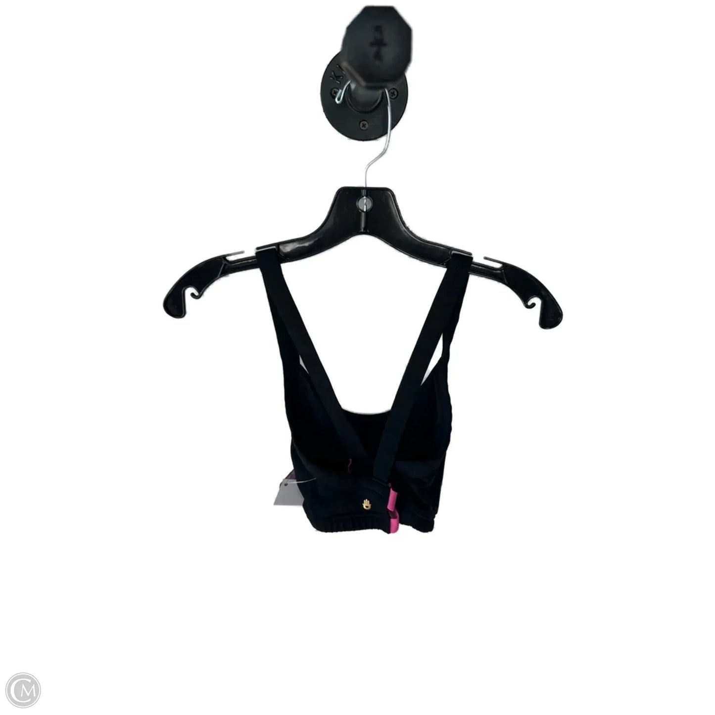 Athletic Bra By Spiritual Gangster In Black & Pink, Size: Xs