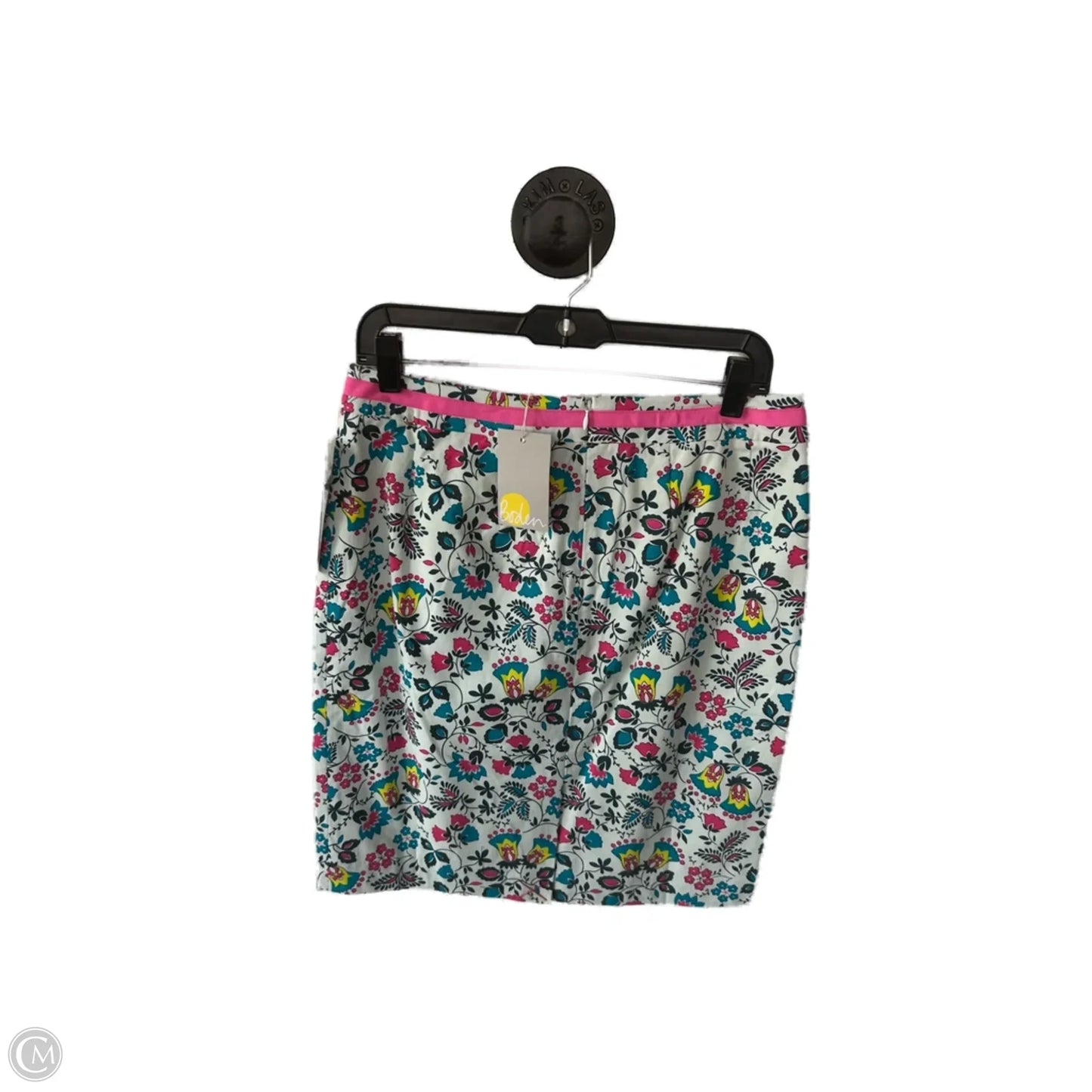 Skirt Midi By Boden In Blue & Pink, Size: 8p