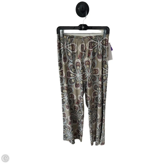 Pants Lounge By Melissa Paige In Tan & White, Size: 12