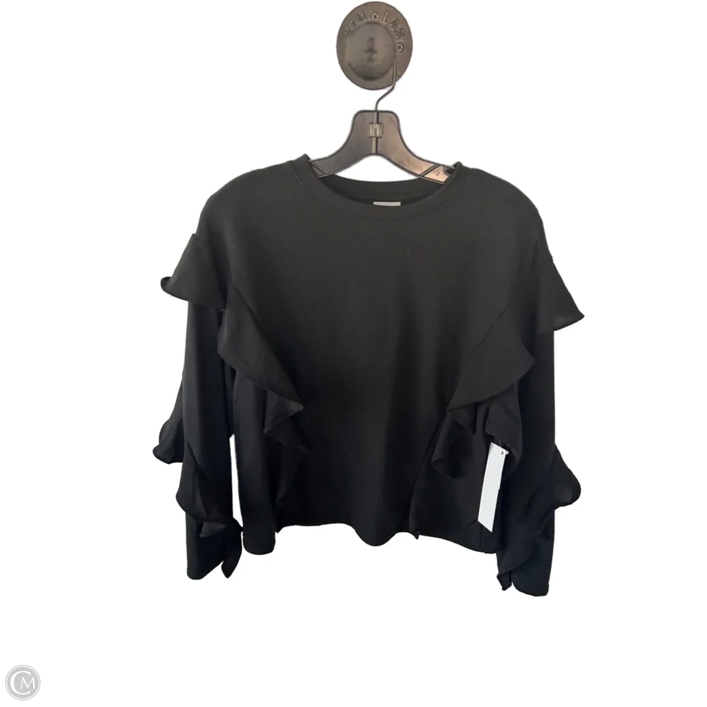 Sweatshirt Crewneck By A New Day In Black, Size: M