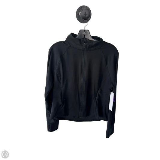 Athletic Sweatshirt Collar By Jockey In Black, Size: L