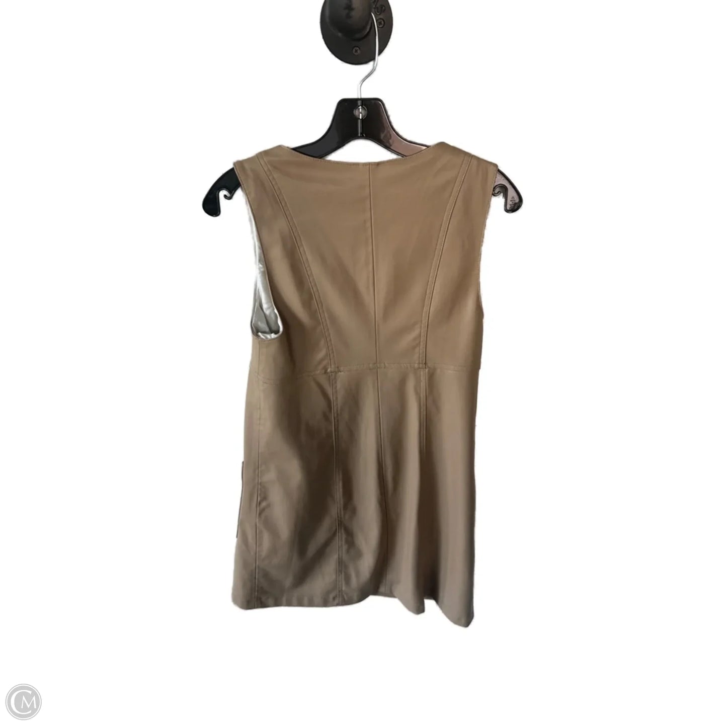 Dress Casual Short By Zara In Tan, Size: Xs