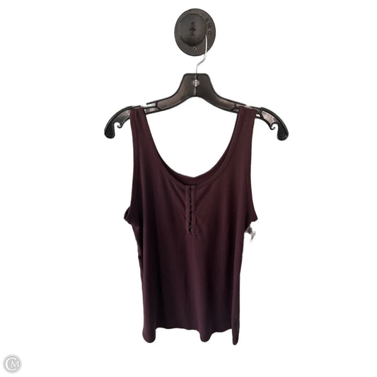 Top Sleeveless By Torrid In Purple, Size: 1x