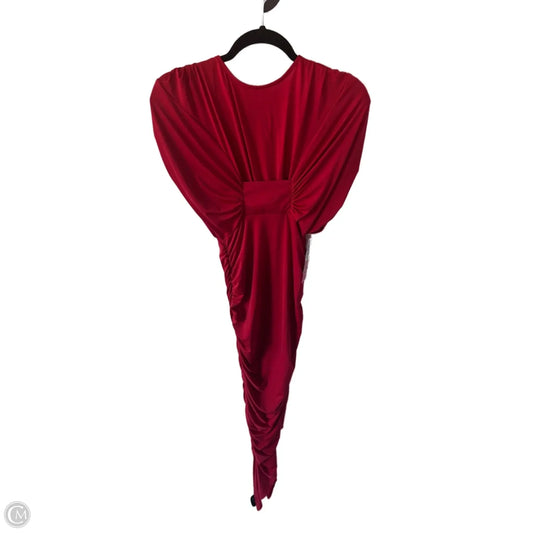 Dress Party Long By Fashion Nova In Red, Size: Xs