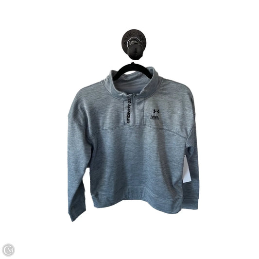 Athletic Sweatshirt Collar By Under Armour In Grey, Size: Xs