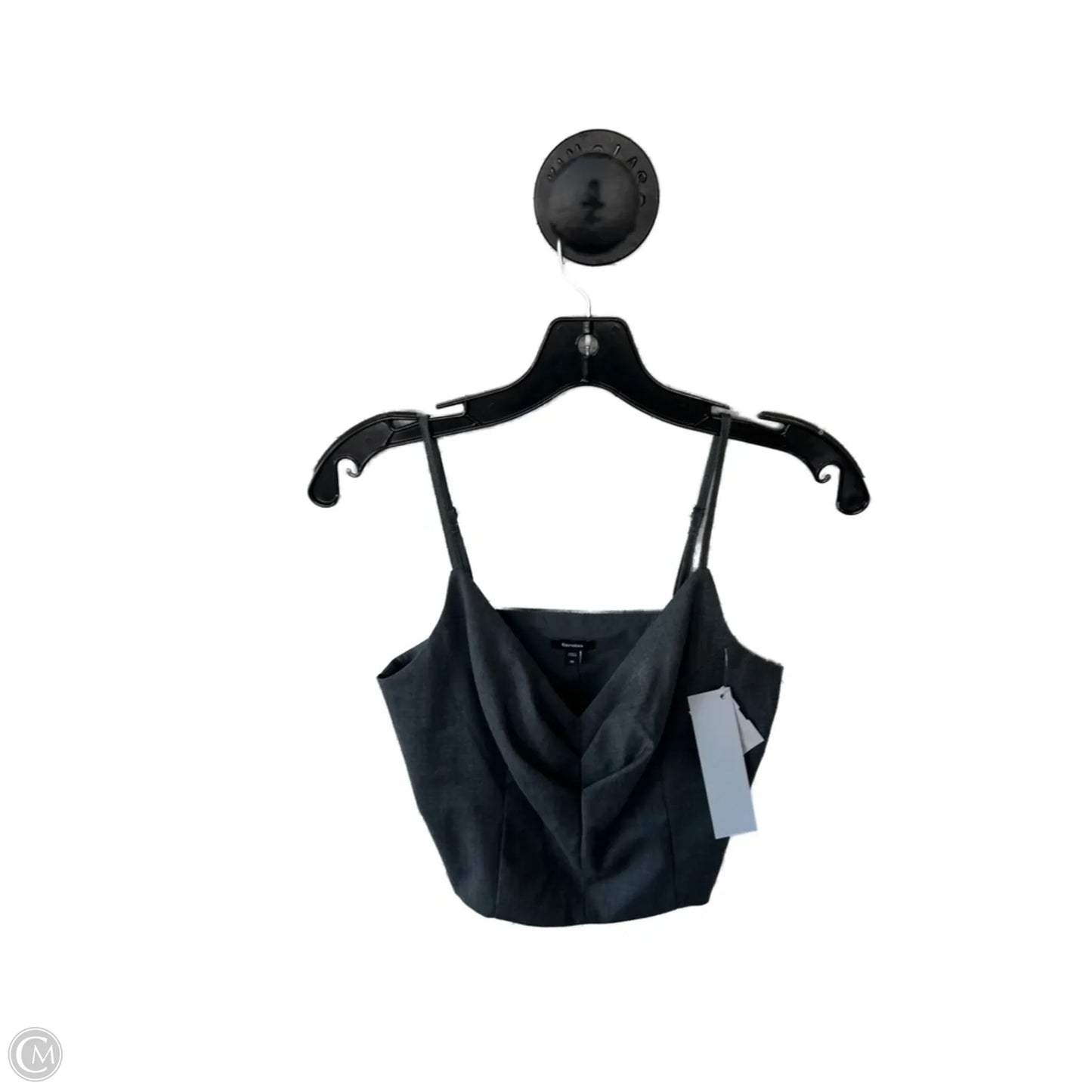 Top Sleeveless By Express In Grey, Size: Xs