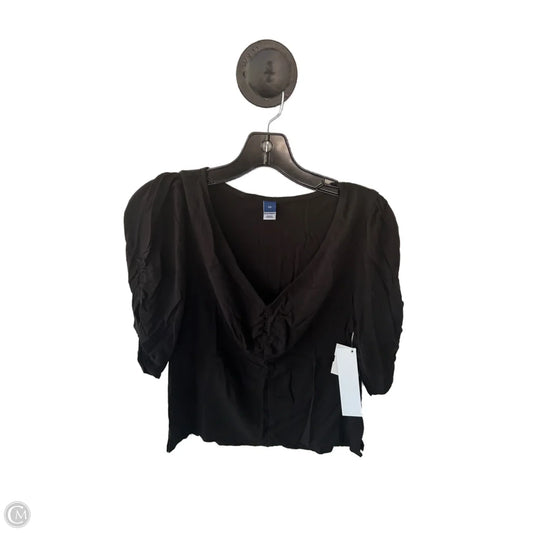 Top Short Sleeve By Old Navy In Black, Size: Xs