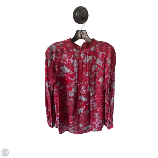 Top Long Sleeve By Lucky Brand In Red, Size: S