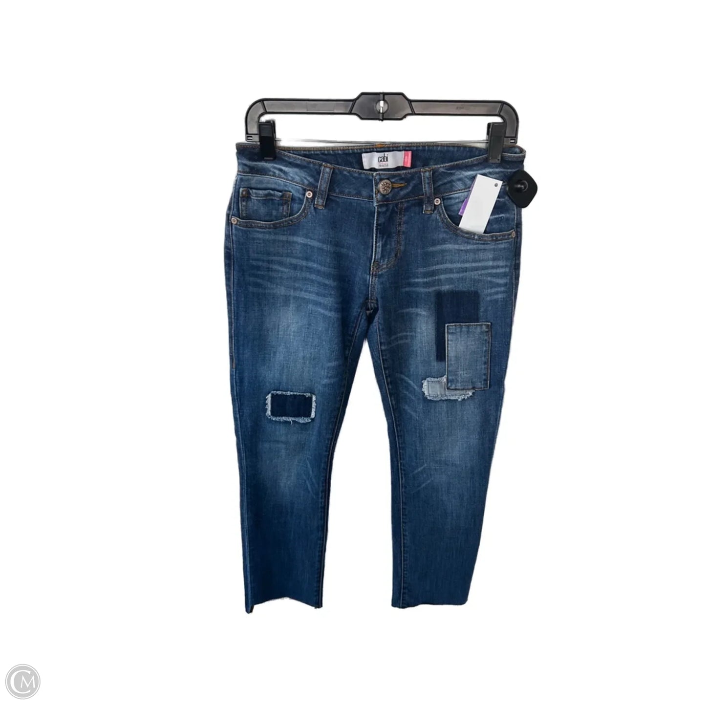 Jeans Boyfriend By Cabi In Blue Denim, Size: 0