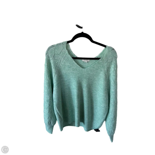Sweater By Clothes Mentor In Green, Size: Xl