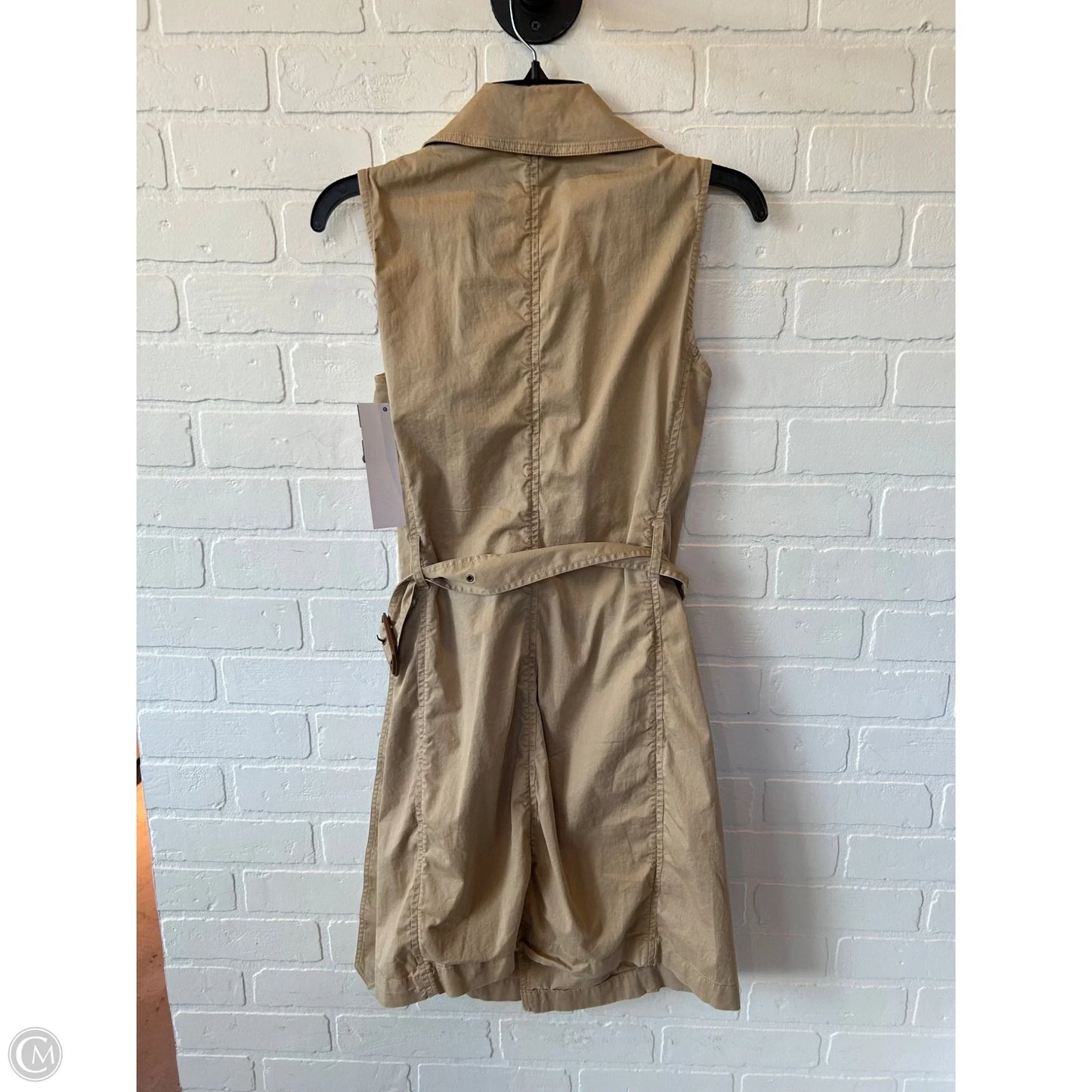 Dress Casual Midi By Lauren By Ralph Lauren In Tan, Size: Xs