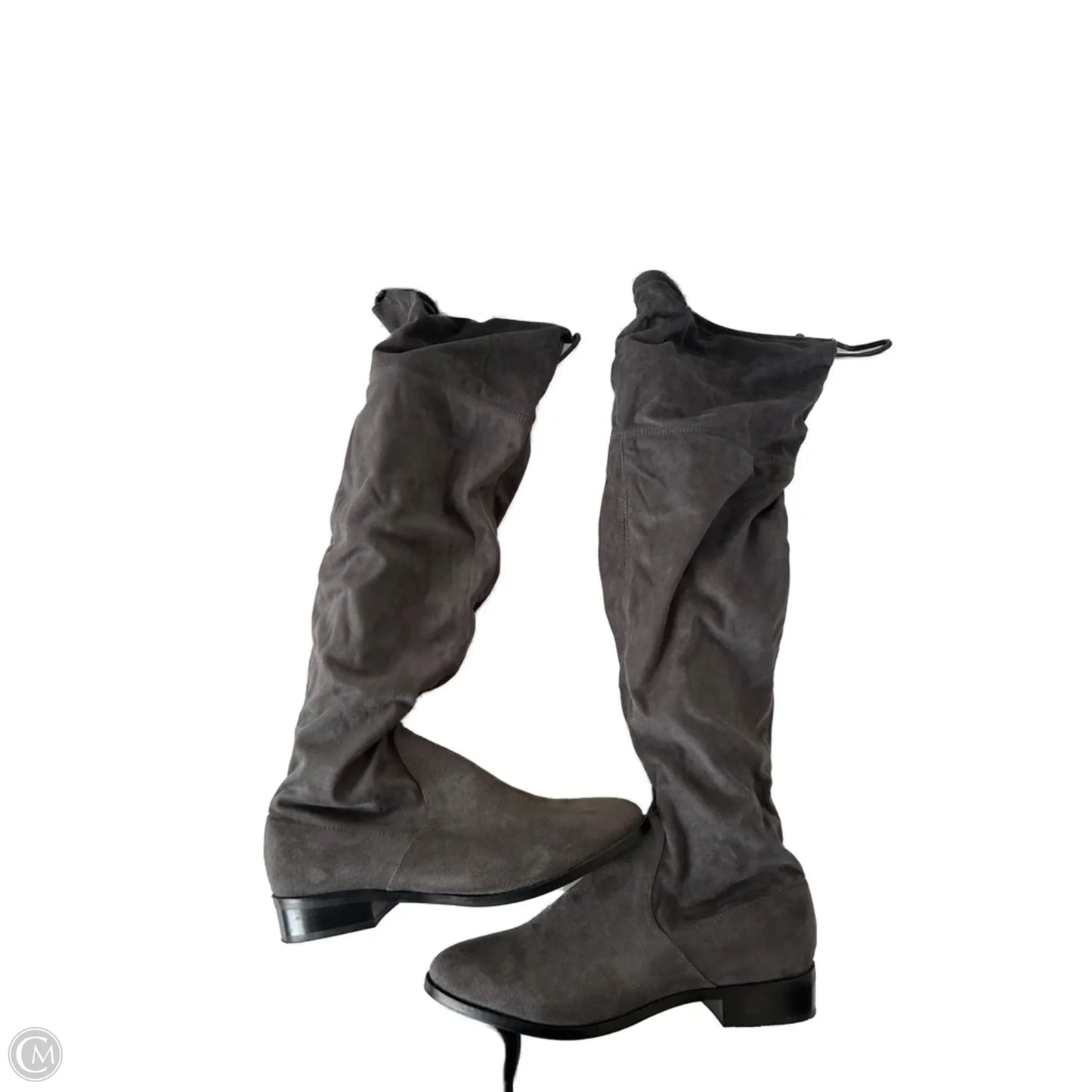 Boots Knee Flats By Steve Madden In Grey, Size: 10