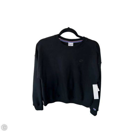 Sweatshirt Crewneck By Champion In Black, Size: M