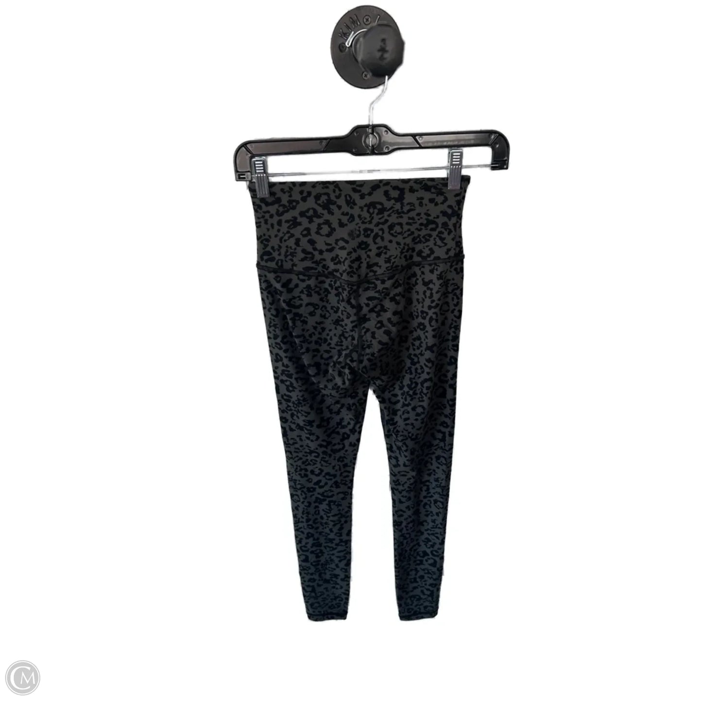 Athletic Leggings By Athleta In Black & Grey, Size: 0