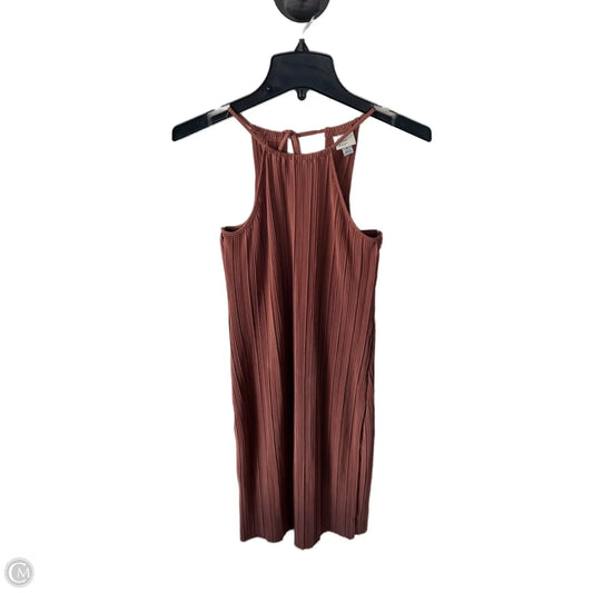 Dress Casual Midi By A New Day In Tan, Size: S