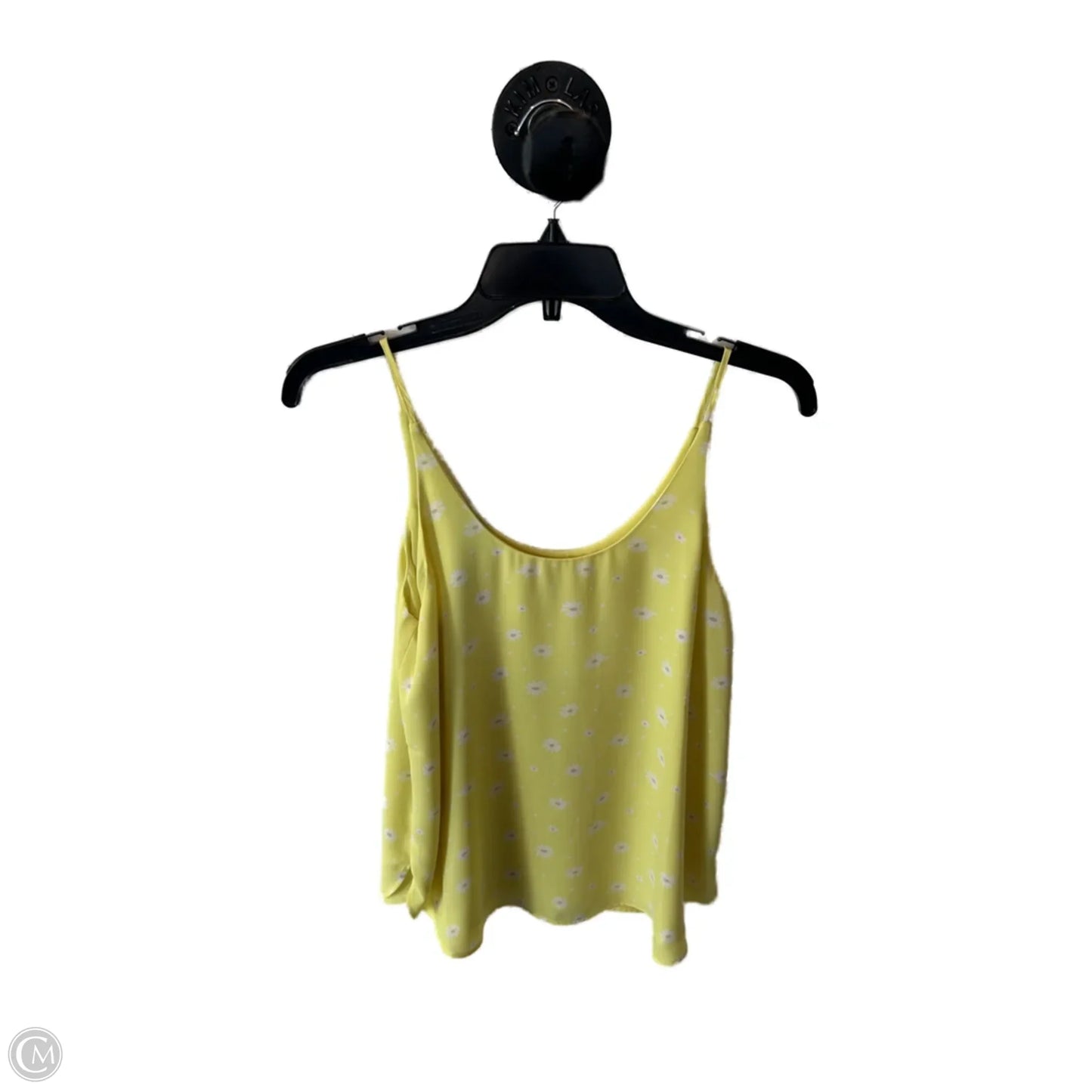 Top Sleeveless By Loft In Yellow, Size: S