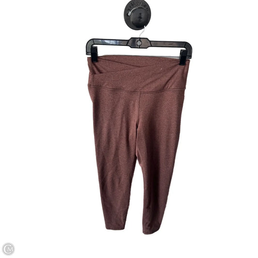 Athletic Leggings By Old Navy In Brown, Size: 8