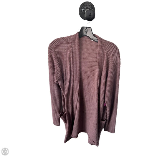 Cardigan By Clothes Mentor In Tan, Size: Osfm