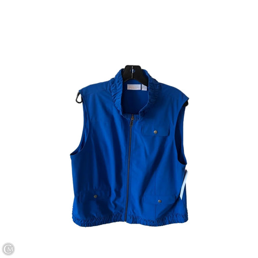 Vest Other By Chicos In Blue, Size: Xl