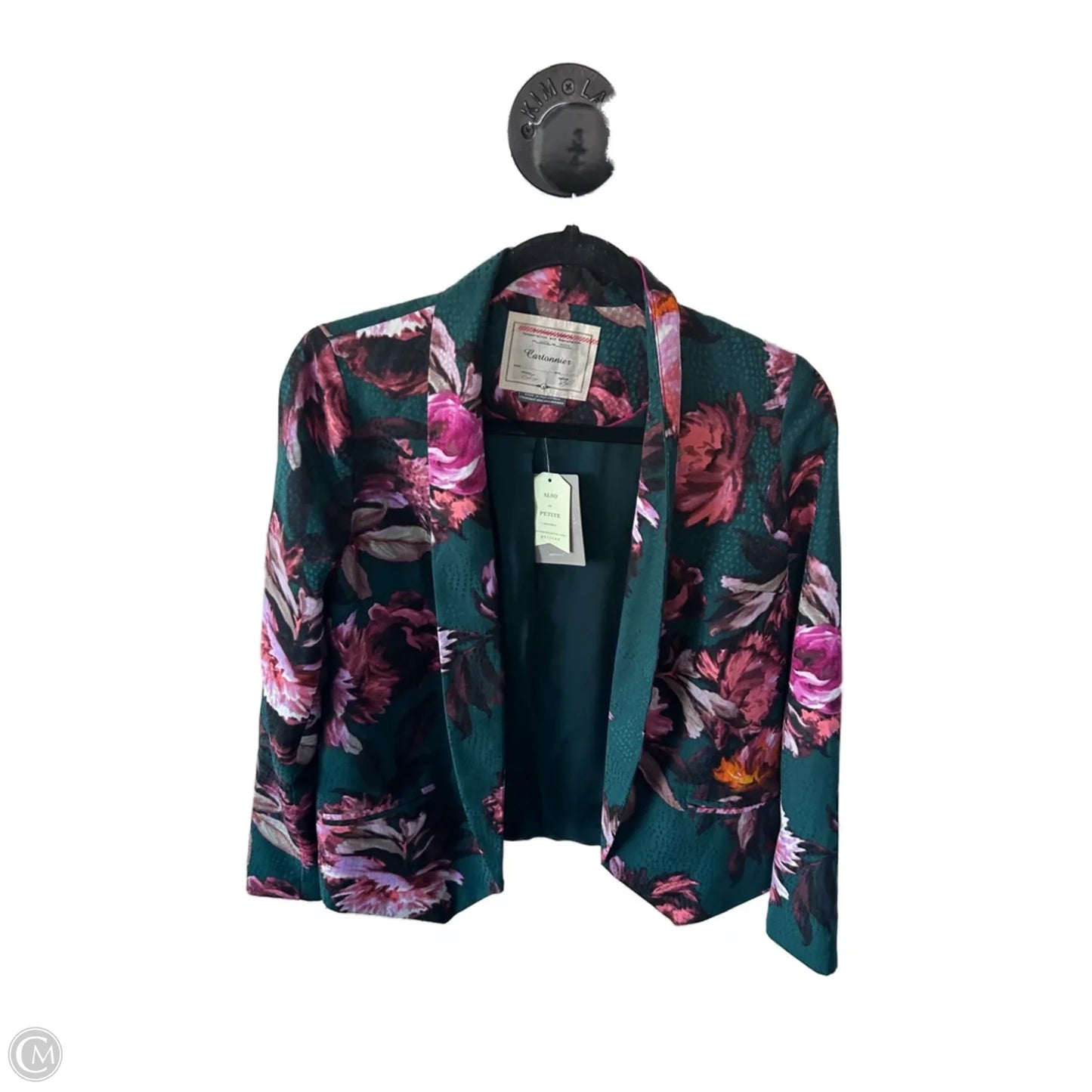 Blazer By Cma In Green & Pink, Size: Xs