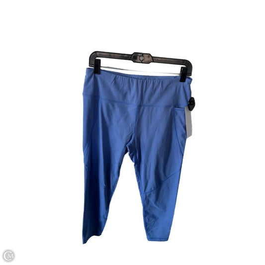 Athletic Leggings By Sweaty Betty In Blue, Size: 12