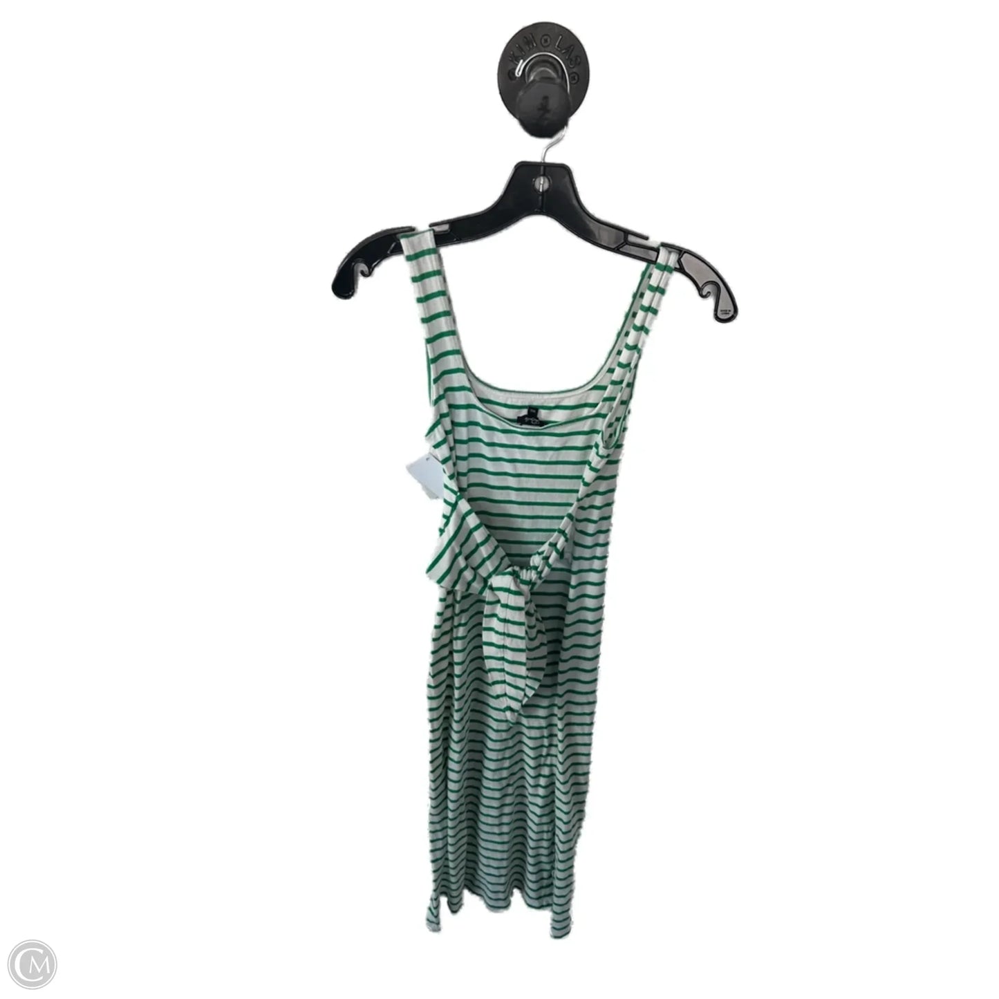 Dress Casual Midi By Rails In Green & White, Size: Xxs