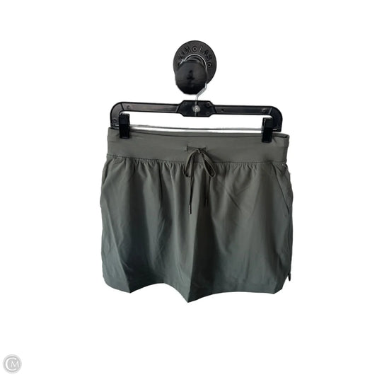 Athletic Skort By 90 Degrees By Reflex In Green, Size: 12