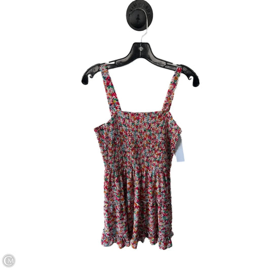 Dress Casual Short By Sienna Sky In Pink & White, Size: L