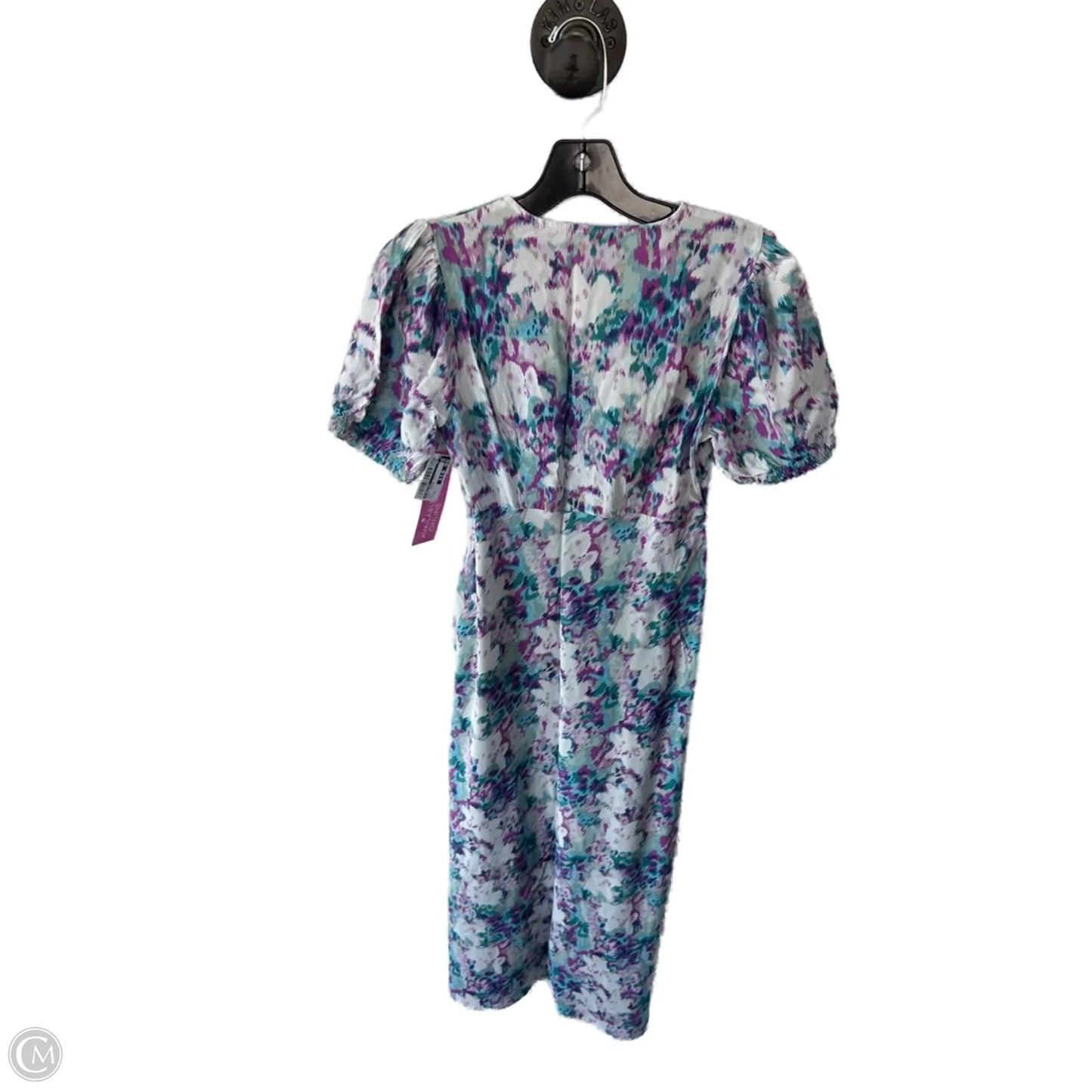 Dress Casual Midi By A New Day In Blue & Purple, Size: Xs