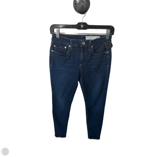 Jeans Skinny By Rag & Bones Jeans In Blue Denim, Size: 2