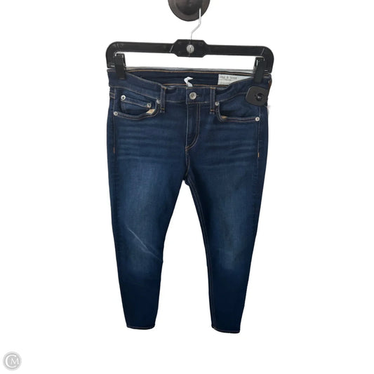 Jeans Skinny By Rag & Bones Jeans In Blue Denim, Size: 2