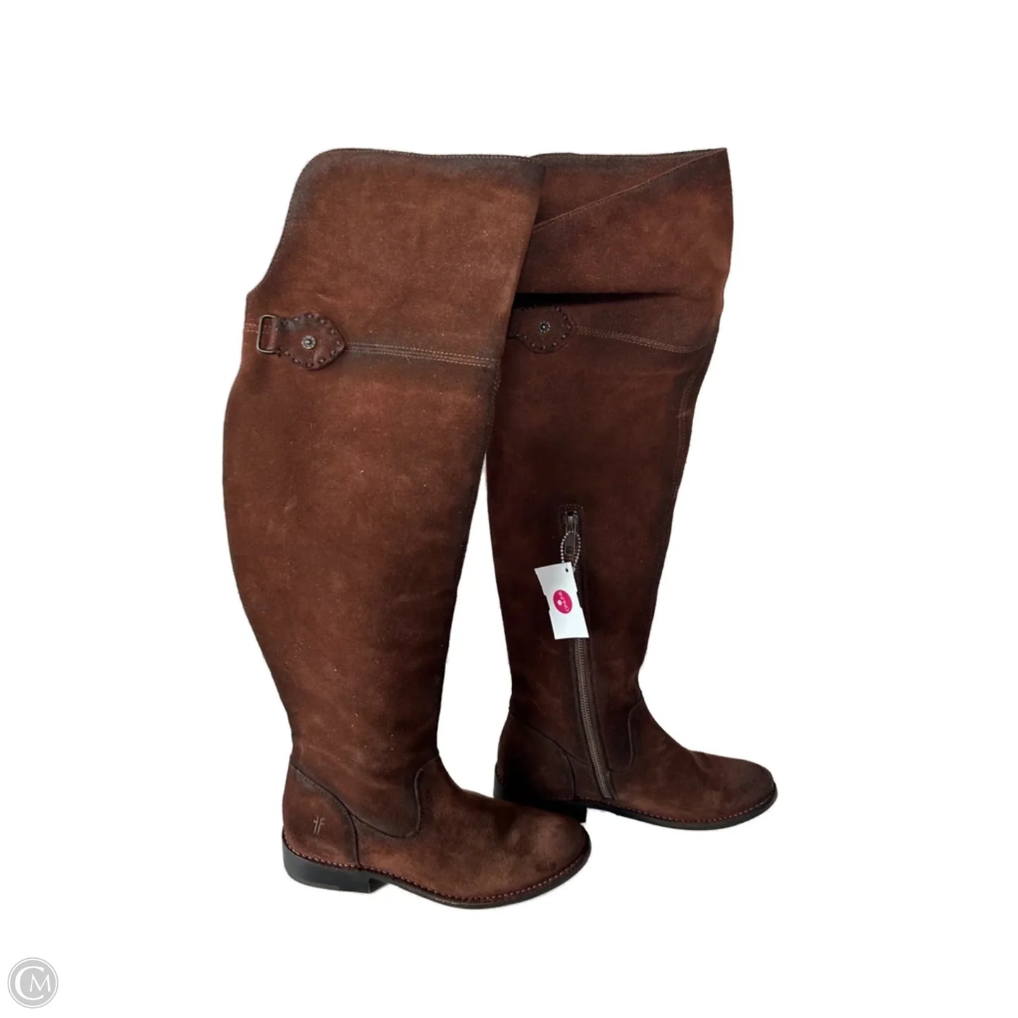 Boots Designer By Frye In Brown, Size: 5.5