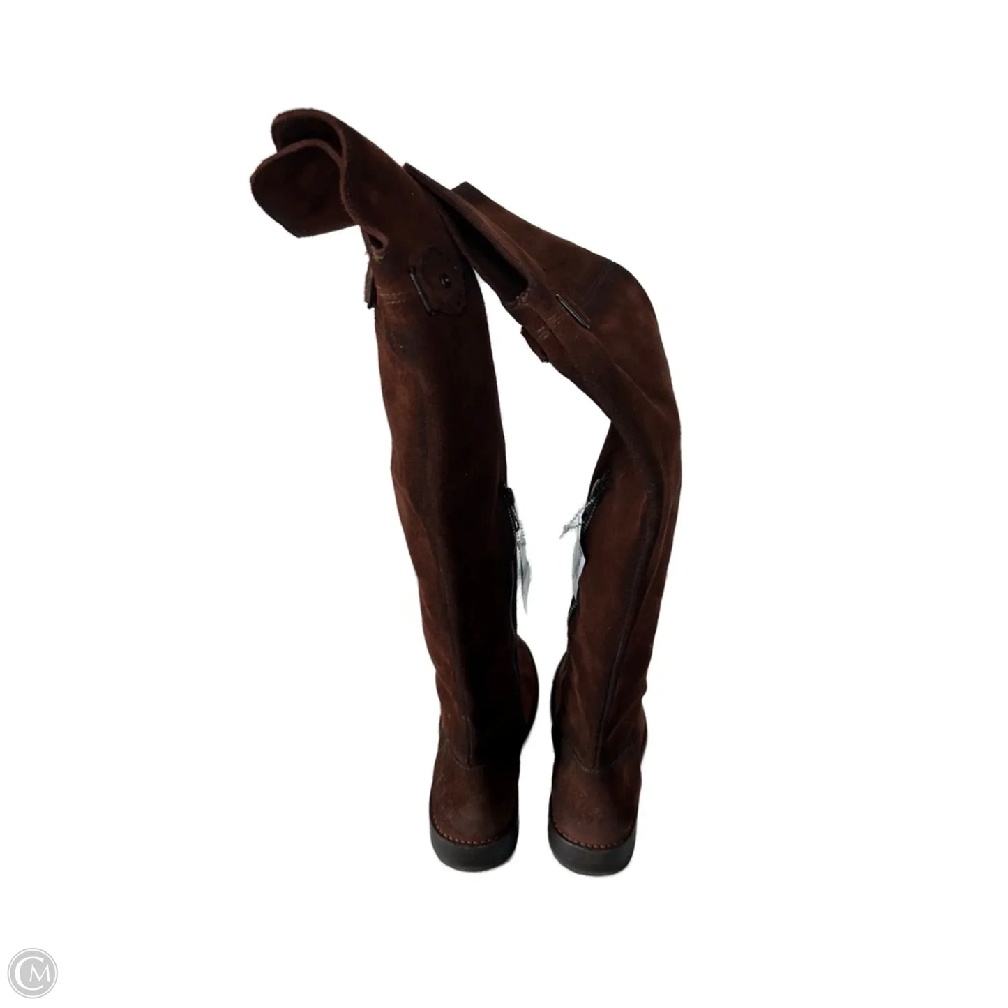 Boots Designer By Frye In Brown, Size: 5.5