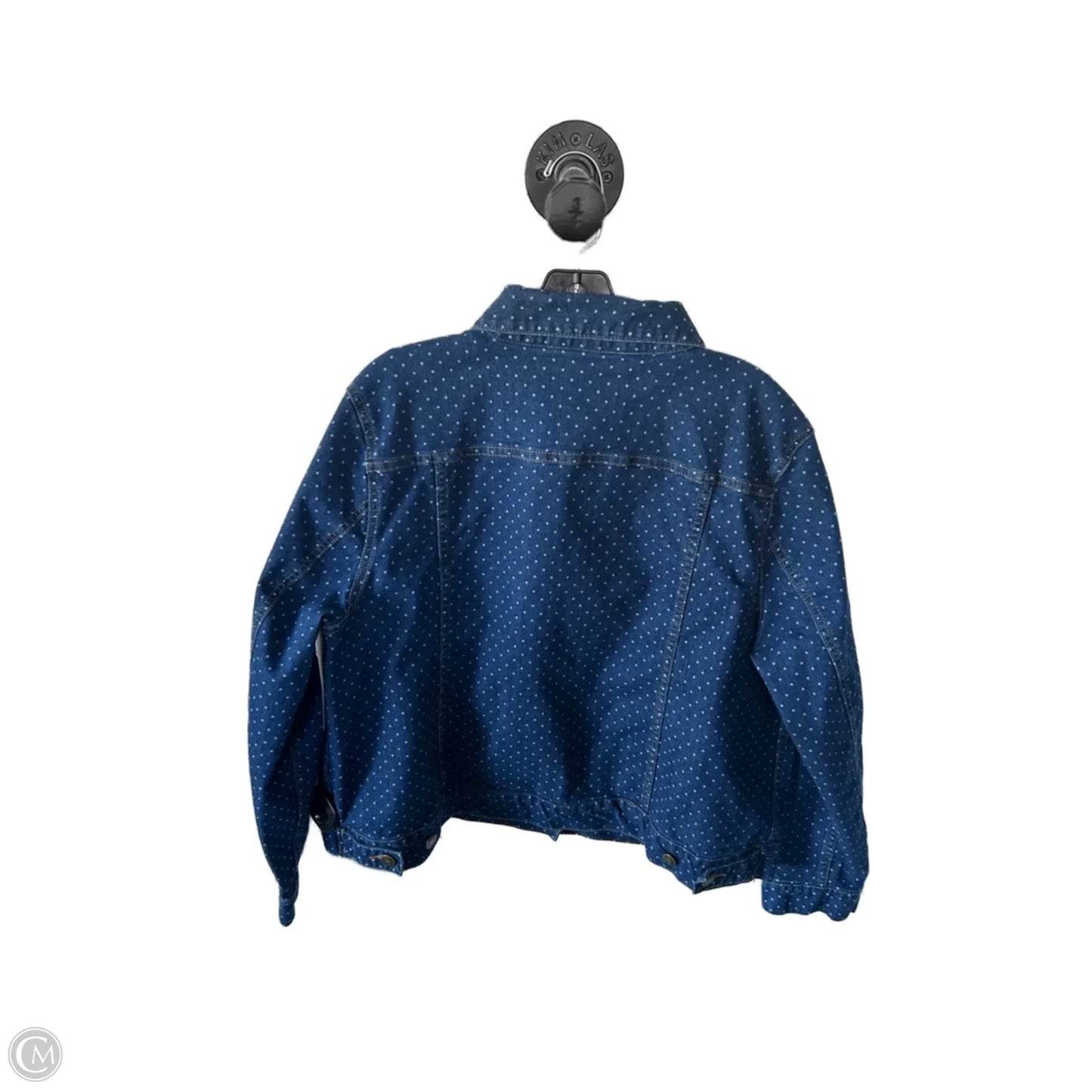 Jacket Denim By Woman Within In Blue Denim, Size: 1x