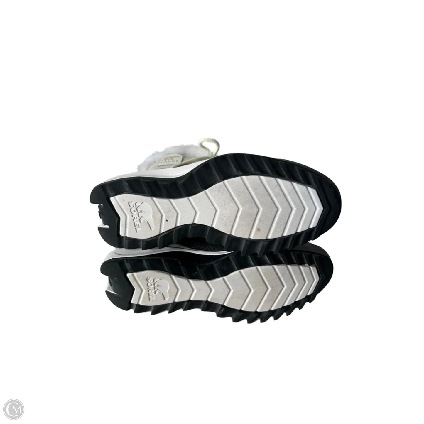 Boots Snow By Sorel In Black & Cream, Size: 8