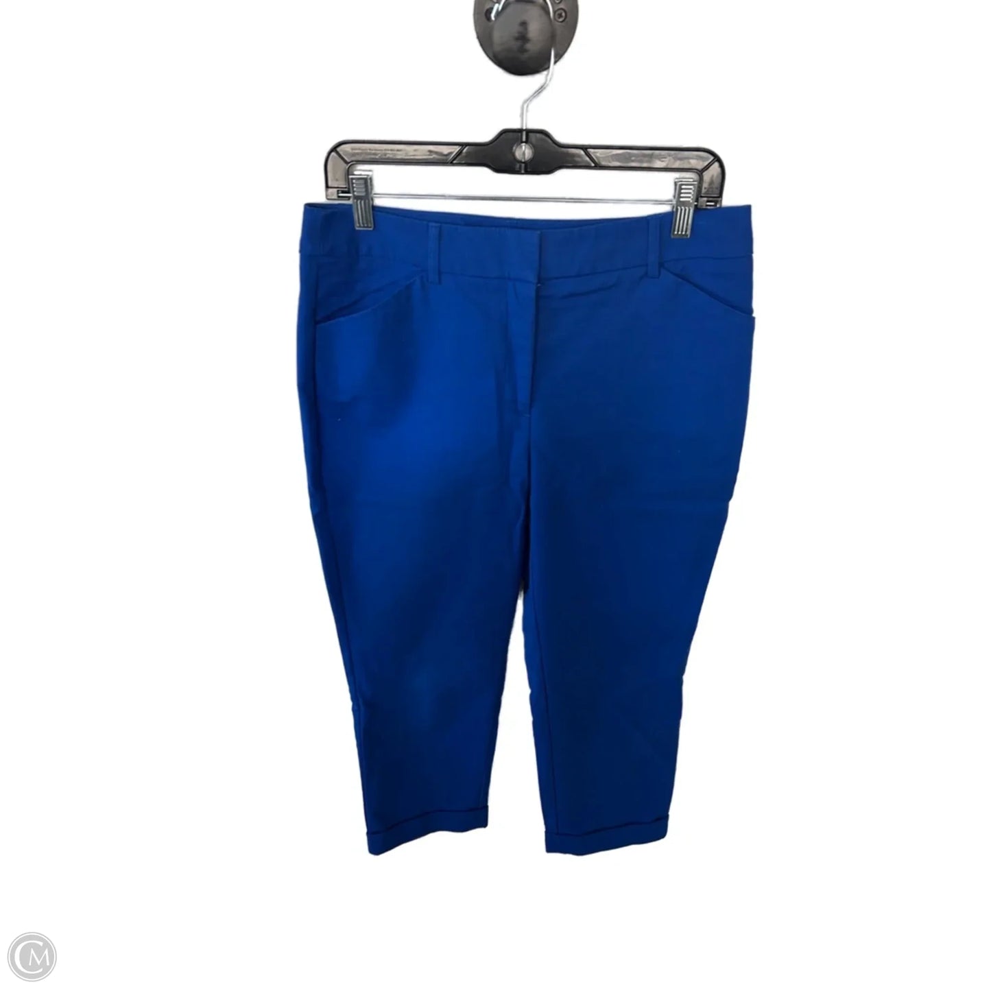 Pants Cropped By Chicos In Blue, Size: 6