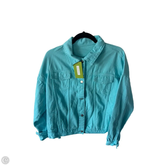 Jacket Denim By Clothes Mentor In Blue Denim, Size: Xl