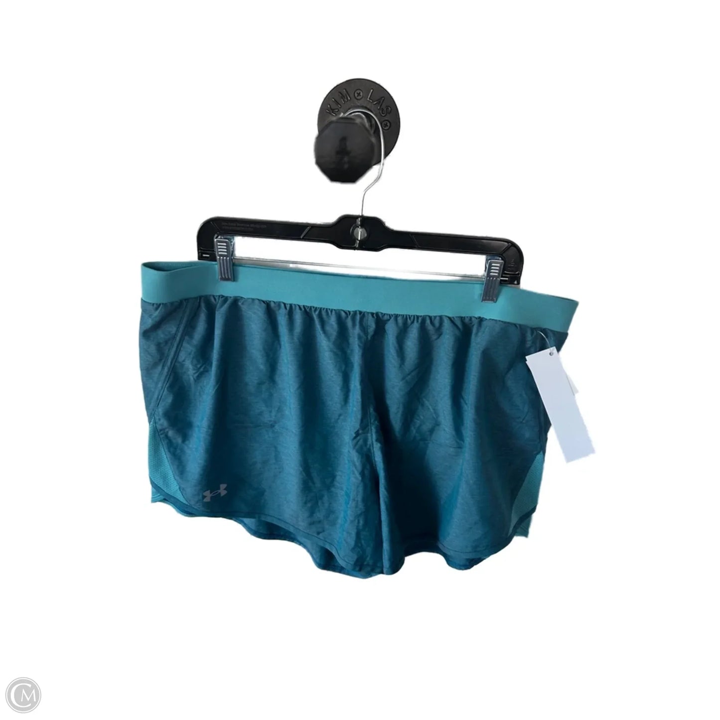 Athletic Shorts By Under Armour In Blue, Size: 18